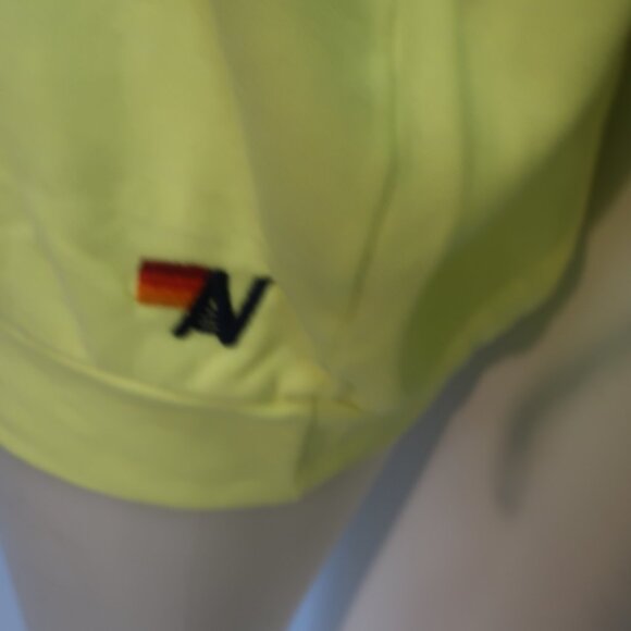 NWT Womens Aviator Nation Neon Yellow Governors Ball Graphic Sweatshirt M - Picture 11 of 15